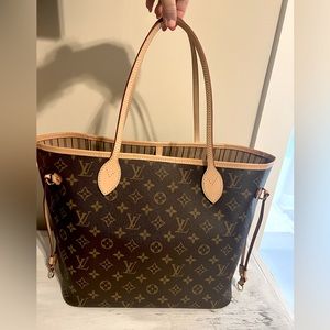 Louis Vuitton Neverfull MM Brown Monogram Pattern